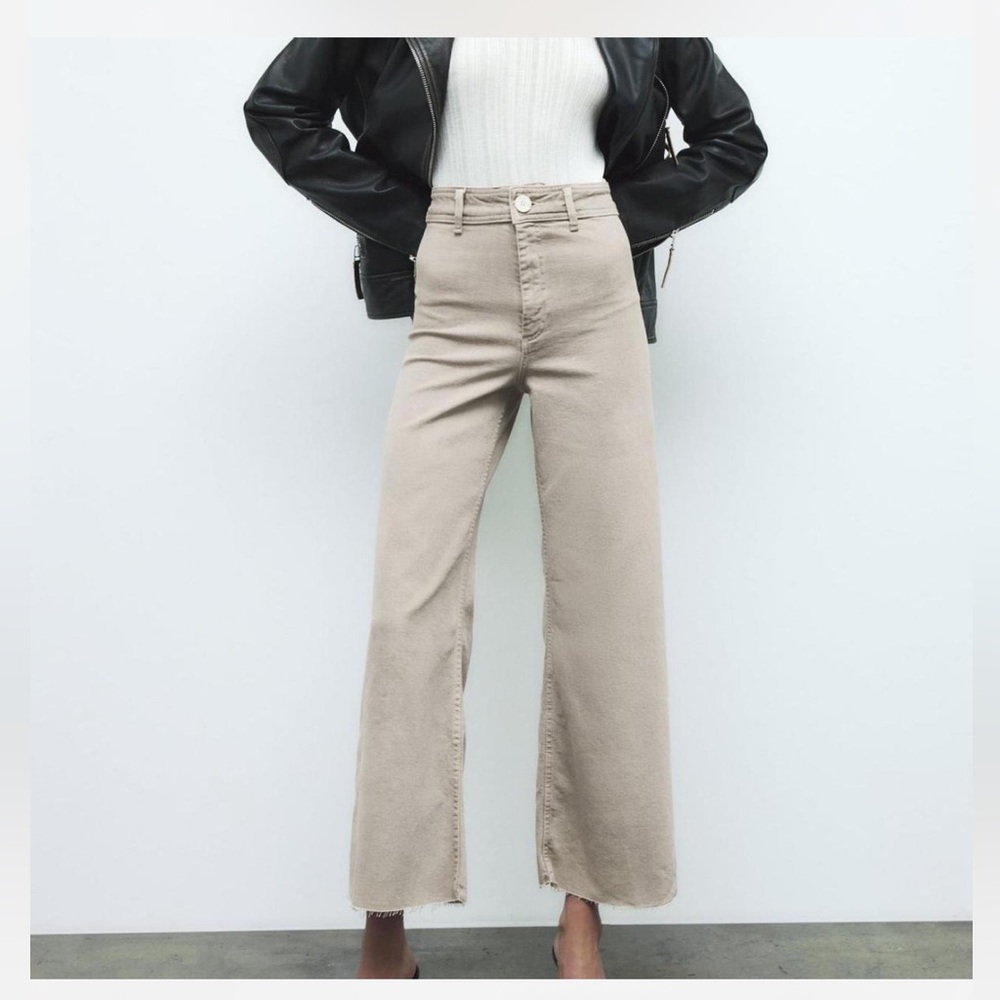 Zara ZW MARINE STRAIGHT
HIGH RISE JEANS women’s 2